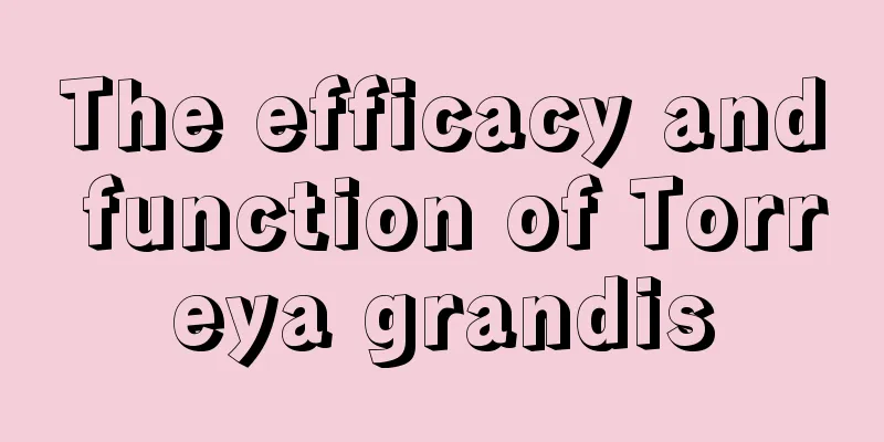 The efficacy and function of Torreya grandis