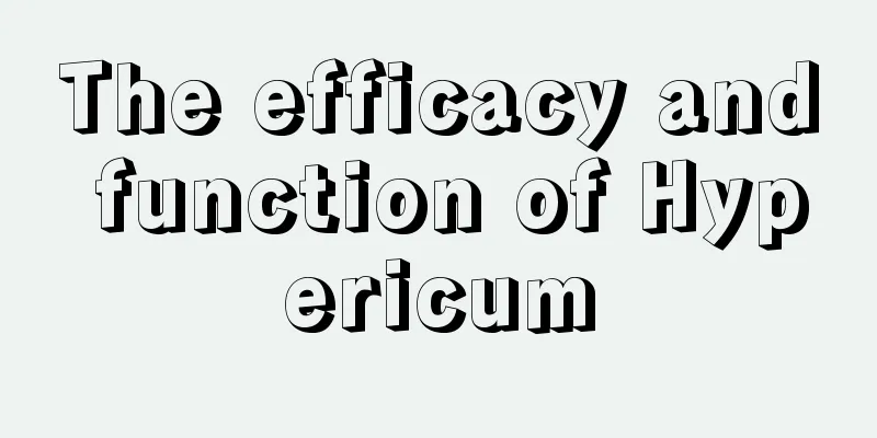 The efficacy and function of Hypericum