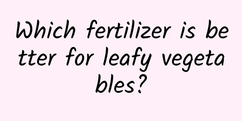 Which fertilizer is better for leafy vegetables?