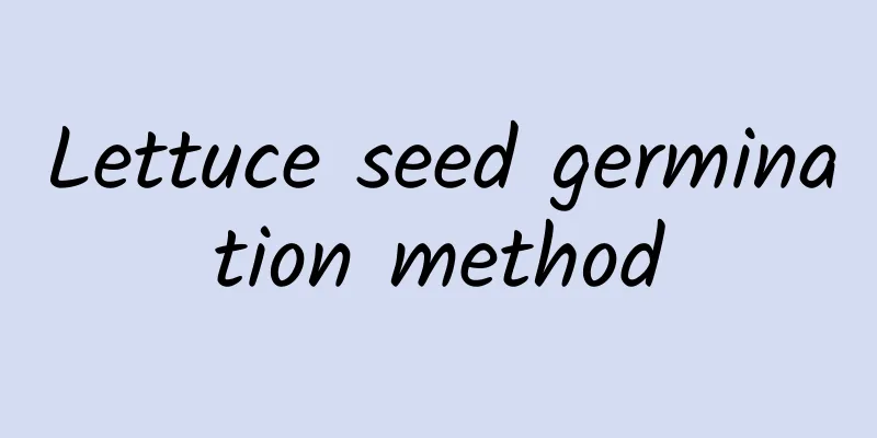 Lettuce seed germination method