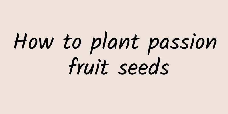 How to plant passion fruit seeds