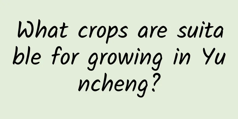 What crops are suitable for growing in Yuncheng?