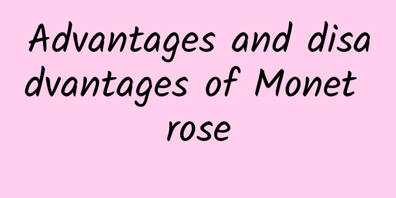 Advantages and disadvantages of Monet rose