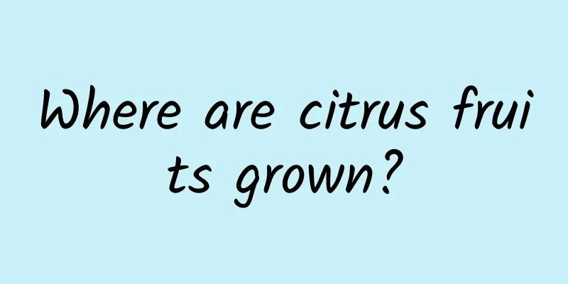 Where are citrus fruits grown?