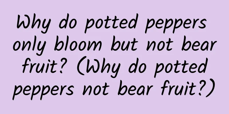 Why do potted peppers only bloom but not bear fruit? (Why do potted peppers not bear fruit?)
