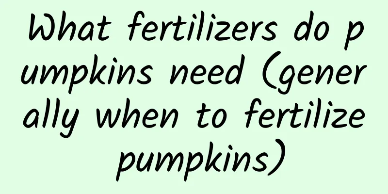 What fertilizers do pumpkins need (generally when to fertilize pumpkins)