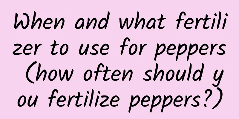 When and what fertilizer to use for peppers (how often should you fertilize peppers?)