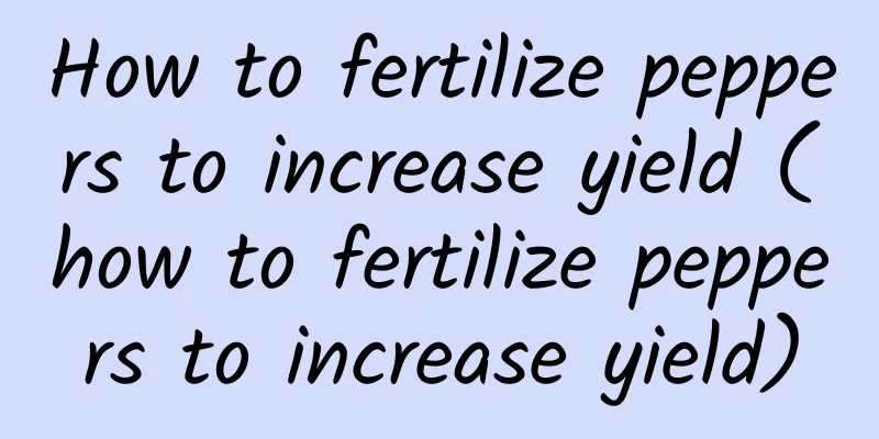 How to fertilize peppers to increase yield (how to fertilize peppers to increase yield)