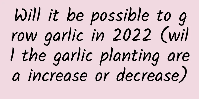 Will it be possible to grow garlic in 2022 (will the garlic planting area increase or decrease)