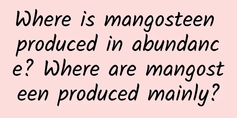 Where is mangosteen produced in abundance? Where are mangosteen produced mainly?