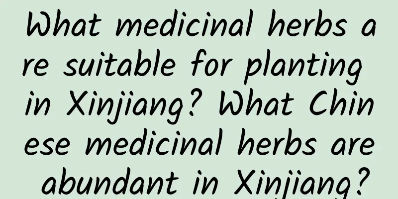 What medicinal herbs are suitable for planting in Xinjiang? What Chinese medicinal herbs are abundant in Xinjiang?