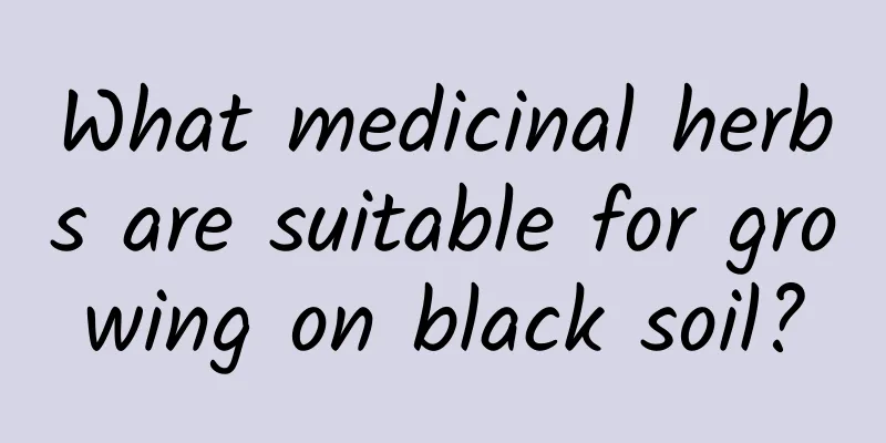 What medicinal herbs are suitable for growing on black soil?