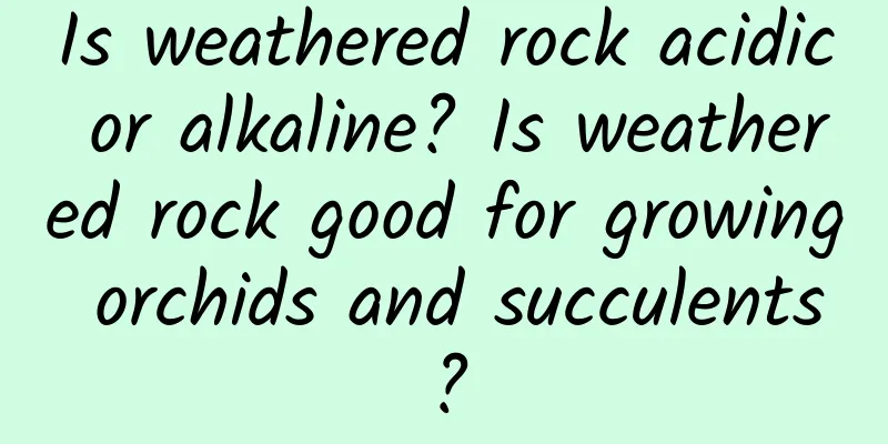 Is weathered rock acidic or alkaline? Is weathered rock good for growing orchids and succulents?