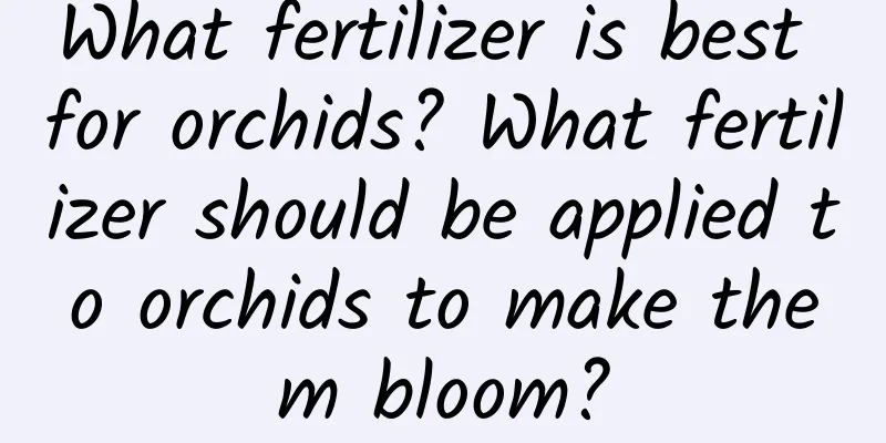 What fertilizer is best for orchids? What fertilizer should be applied to orchids to make them bloom?