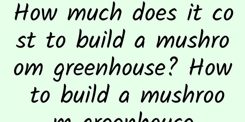 How much does it cost to build a mushroom greenhouse? How to build a mushroom greenhouse