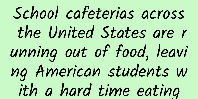 School cafeterias across the United States are running out of food, leaving American students with a hard time eating