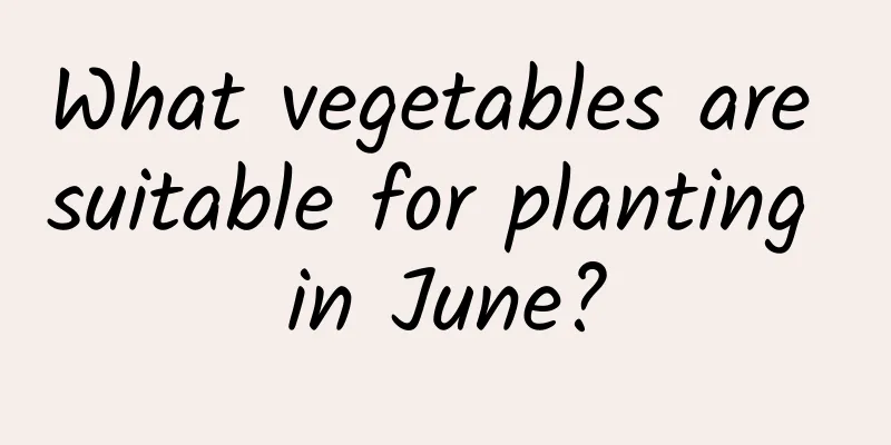 What vegetables are suitable for planting in June?