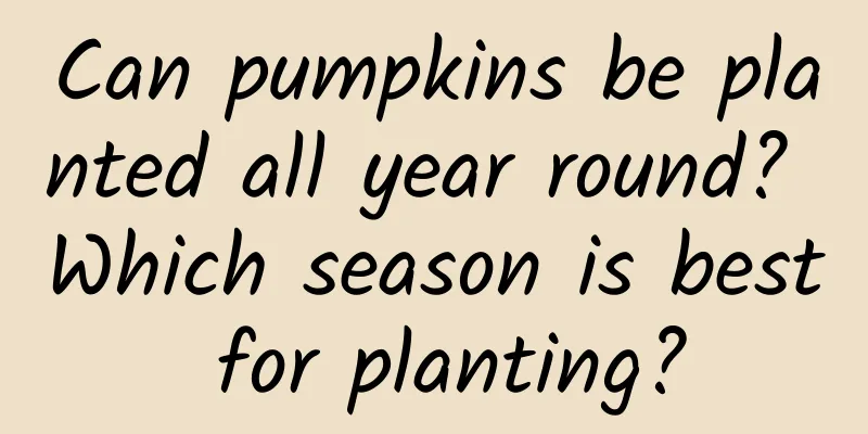 Can pumpkins be planted all year round? Which season is best for planting?
