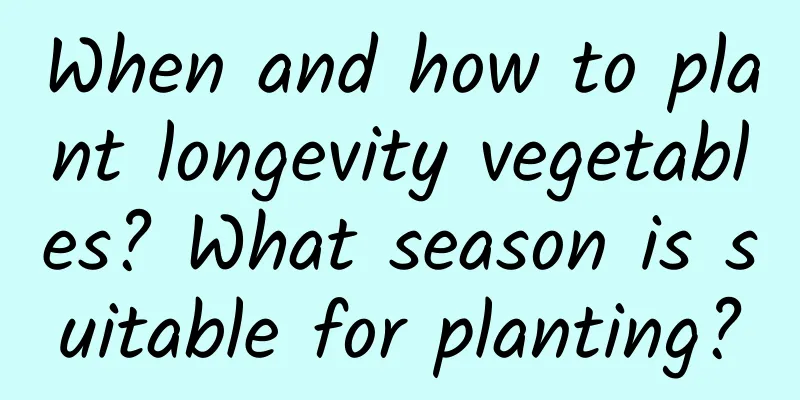 When and how to plant longevity vegetables? What season is suitable for planting?