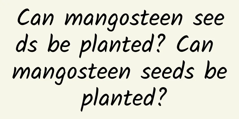 Can mangosteen seeds be planted? Can mangosteen seeds be planted?
