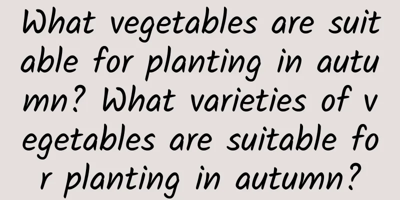 What vegetables are suitable for planting in autumn? What varieties of vegetables are suitable for planting in autumn?