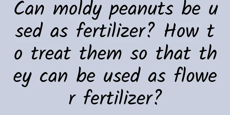 Can moldy peanuts be used as fertilizer? How to treat them so that they can be used as flower fertilizer?