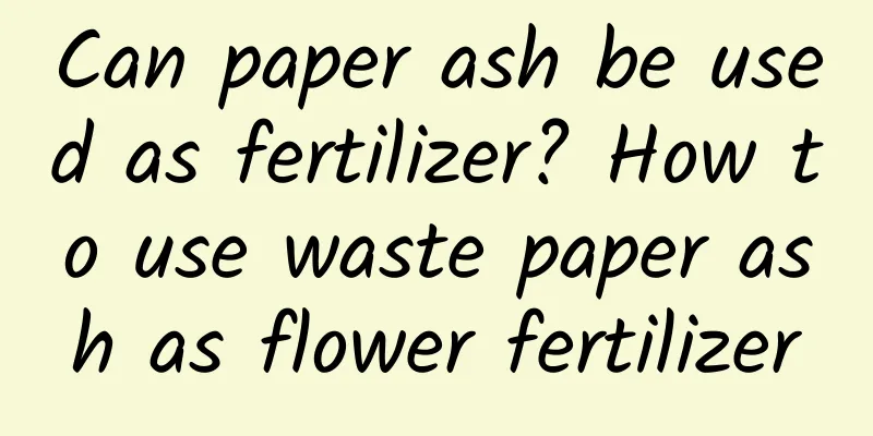 Can paper ash be used as fertilizer? How to use waste paper ash as flower fertilizer