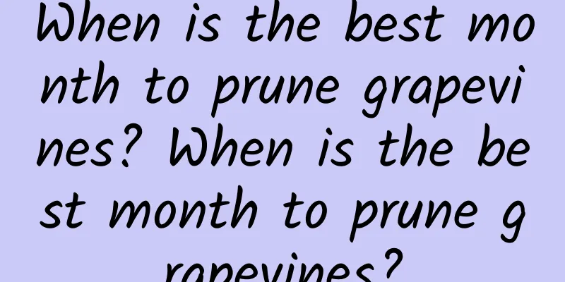 When is the best month to prune grapevines? When is the best month to prune grapevines?