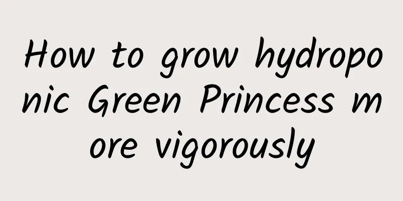 How to grow hydroponic Green Princess more vigorously