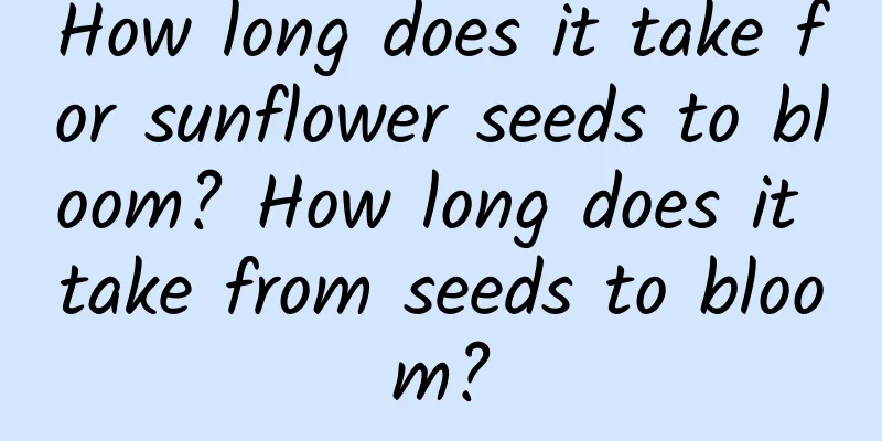 How long does it take for sunflower seeds to bloom? How long does it take from seeds to bloom?