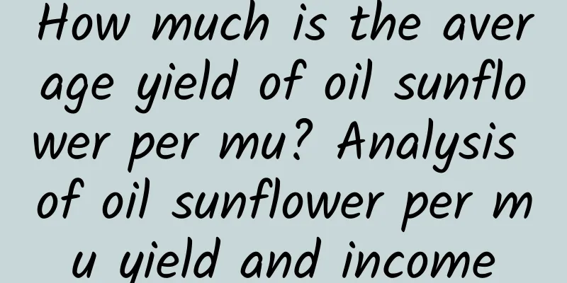How much is the average yield of oil sunflower per mu? Analysis of oil sunflower per mu yield and income