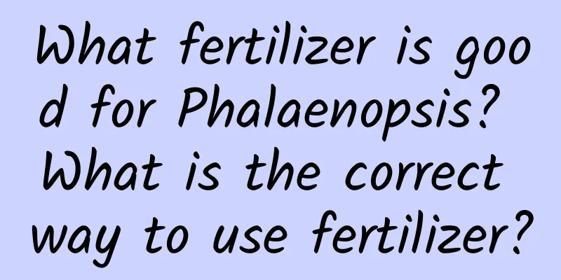 What fertilizer is good for Phalaenopsis? What is the correct way to use fertilizer?