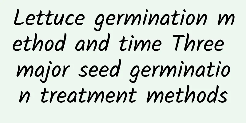Lettuce germination method and time Three major seed germination treatment methods