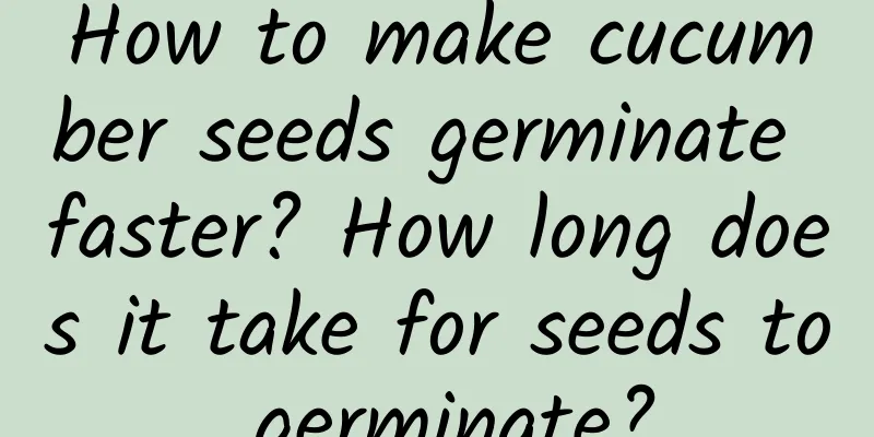 How to make cucumber seeds germinate faster? How long does it take for seeds to germinate?