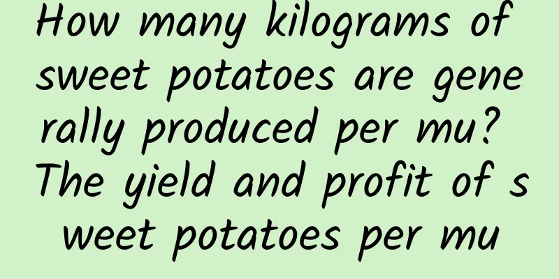How many kilograms of sweet potatoes are generally produced per mu? The yield and profit of sweet potatoes per mu