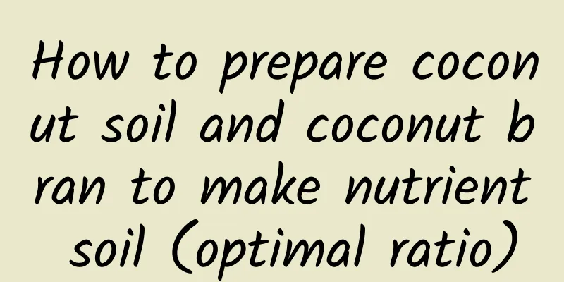 How to prepare coconut soil and coconut bran to make nutrient soil (optimal ratio)