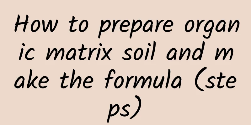 How to prepare organic matrix soil and make the formula (steps)