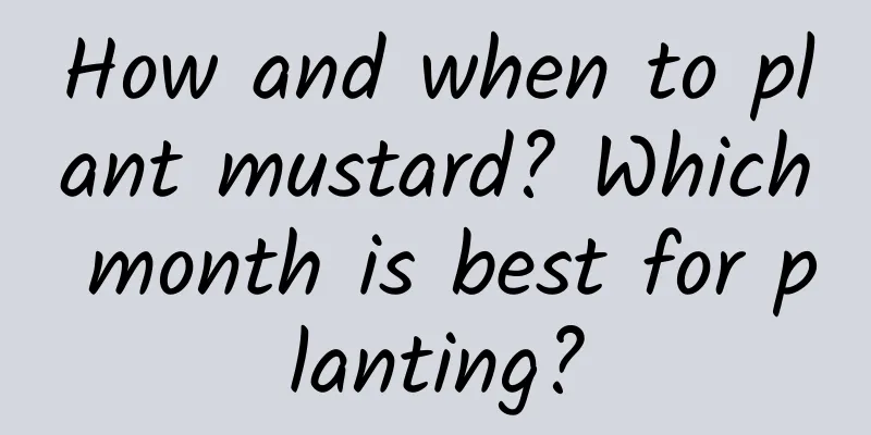 How and when to plant mustard? Which month is best for planting?