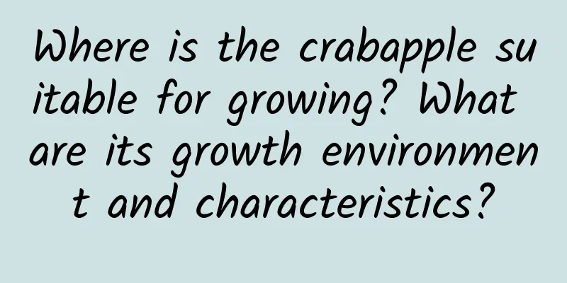 Where is the crabapple suitable for growing? What are its growth environment and characteristics?