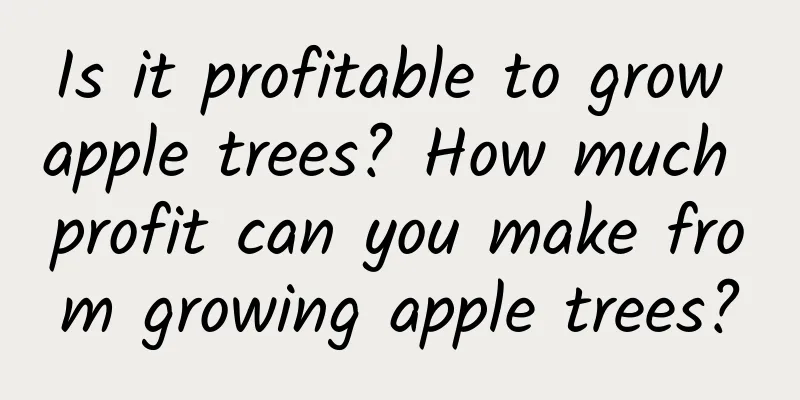 Is it profitable to grow apple trees? How much profit can you make from growing apple trees?