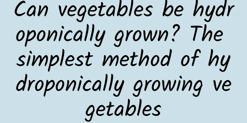 Can vegetables be hydroponically grown? The simplest method of hydroponically growing vegetables