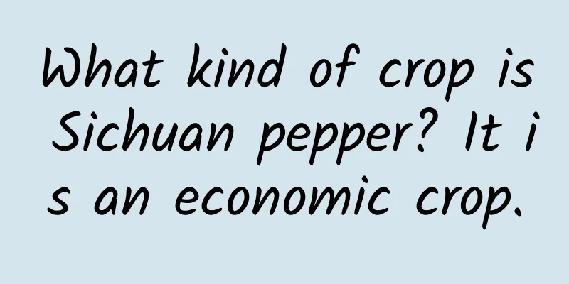 What kind of crop is Sichuan pepper? It is an economic crop.