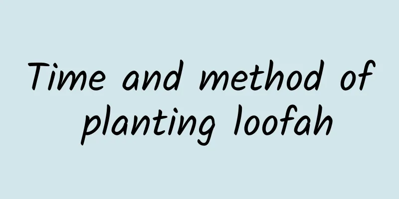 Time and method of planting loofah