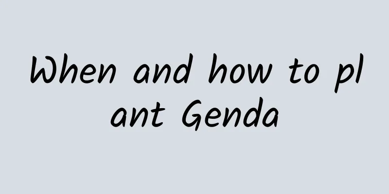 When and how to plant Genda