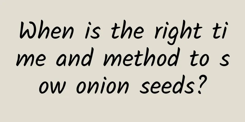 When is the right time and method to sow onion seeds?