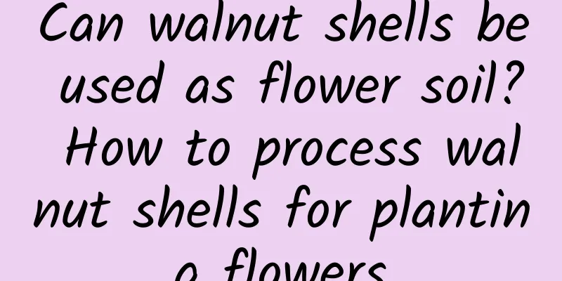 Can walnut shells be used as flower soil? How to process walnut shells for planting flowers