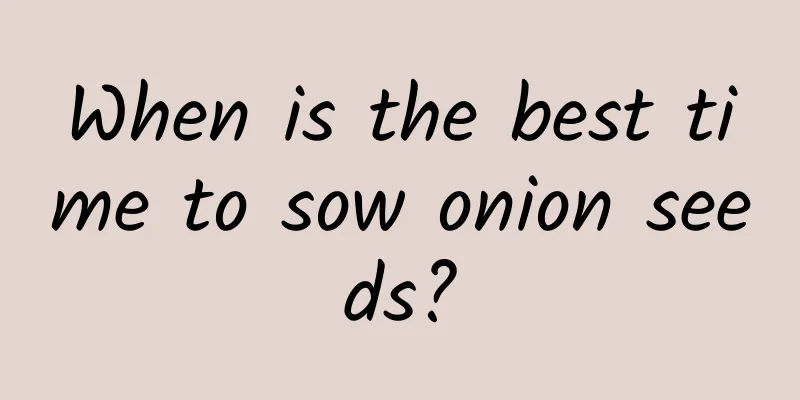 When is the best time to sow onion seeds?