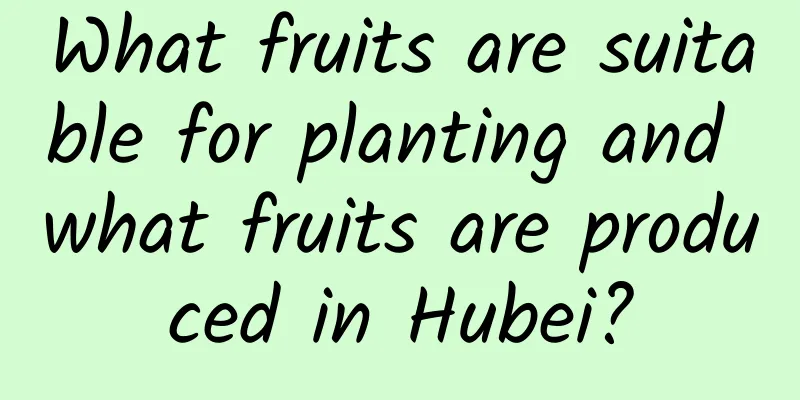 What fruits are suitable for planting and what fruits are produced in Hubei?