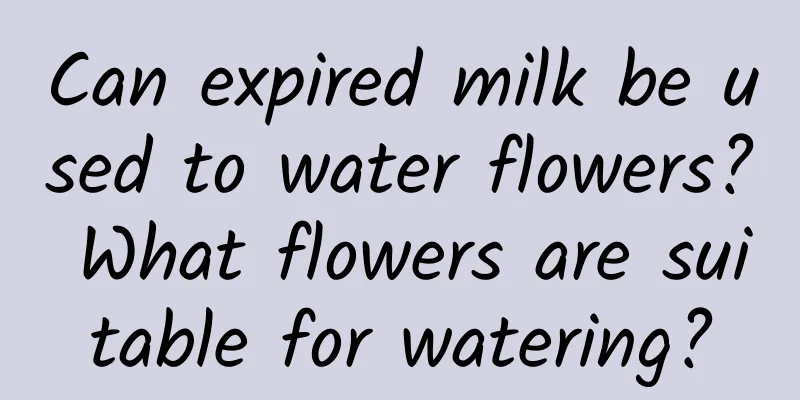 Can expired milk be used to water flowers? What flowers are suitable for watering?