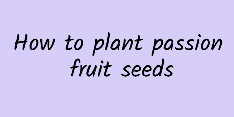 How to plant passion fruit seeds